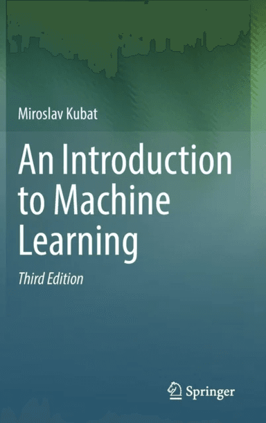 An Introduction to Machine Learning av Miroslav Kubat