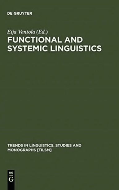 Functional and Systemic Linguistics