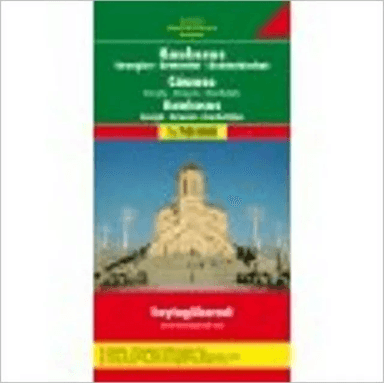 Caucasus - Georgia - Armenia - Azerbaijan Road Map 1:700 000