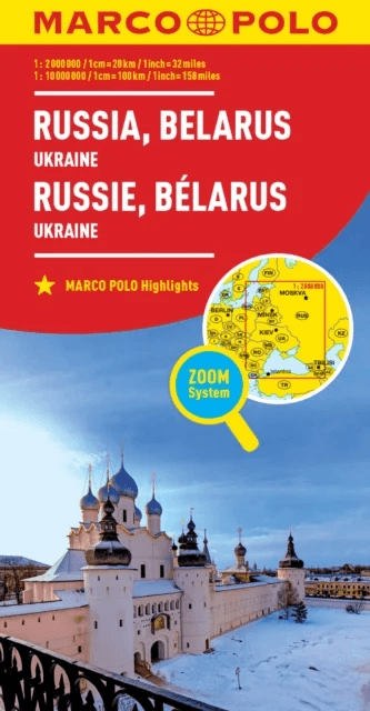 Russia and Belarus Marco Polo Map av Marco Polo