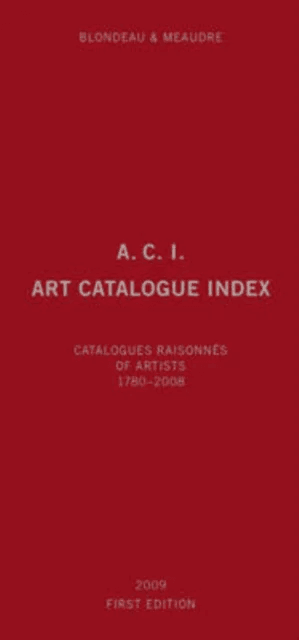 A.C.I., Art Catalogue Index