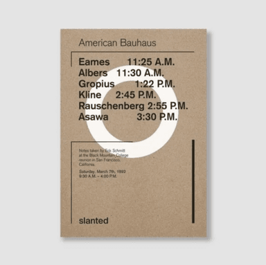 American Bauhaus av Erik Schmitt