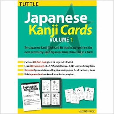 Japanese Kanji Cards Kit Volume 1 av Alexander Kask