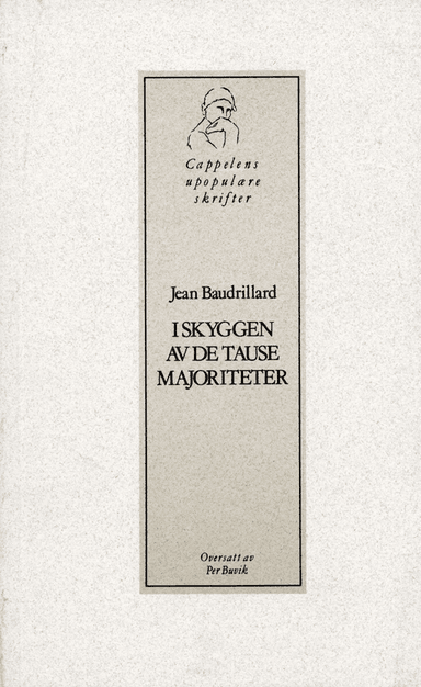 I skyggen av de tause majoritetet av Jean Baudrillard
