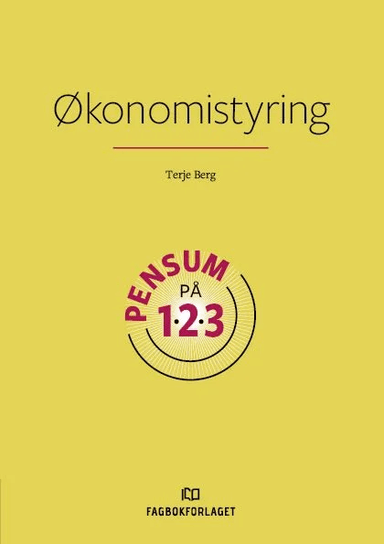 Økonomistyring på 1-2-3 av Terje Berg