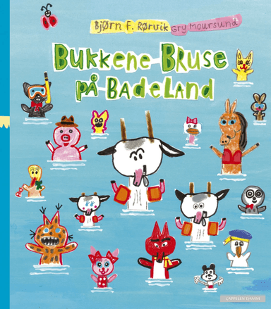 Bukkene Bruse på badeland av Bjørn F. Rørvik