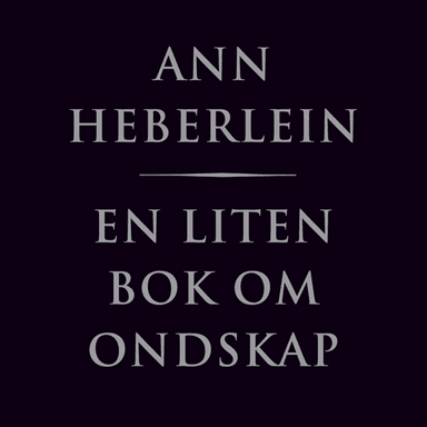 En liten bok om ondskap av Ann Heberlein