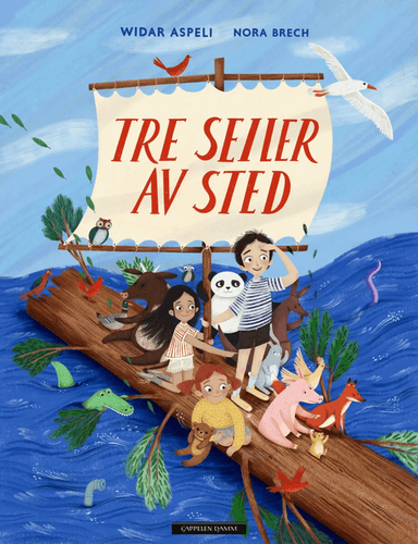 Tre seiler av sted av Widar Aspeli