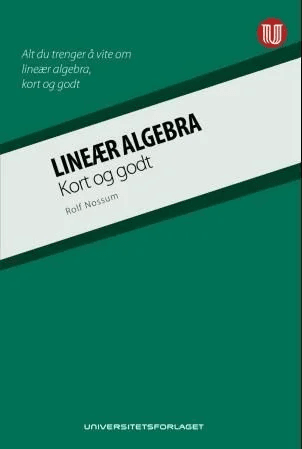 Lineær algebra av Rolf Nossum