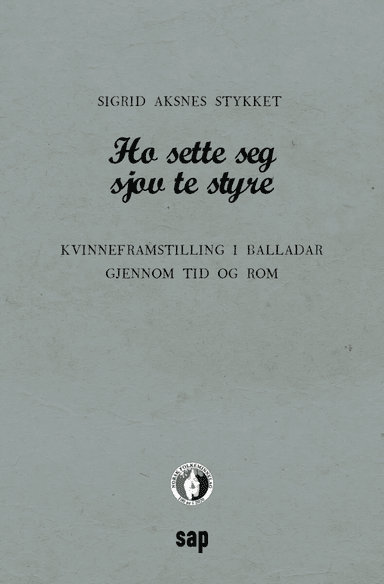 Ho sette seg sjov te styre av Sigrid Aksnes Stykket