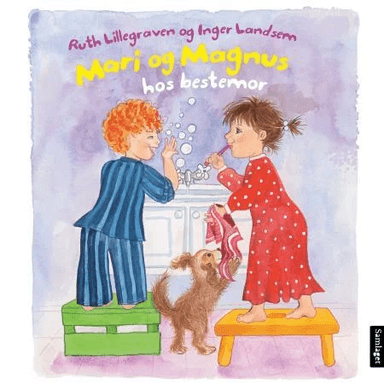 Mari og Magnus hos bestemor av Ruth Lillegraven