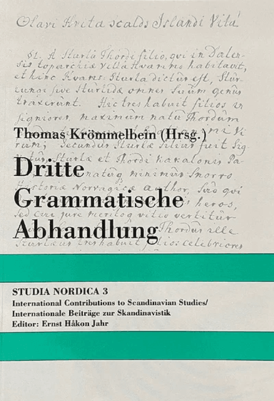 Dritte Grammatische Abhandlung av Óláfr Thordarson Hvítaskáld