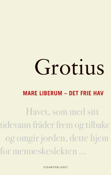 Mare liberum - det frie hav av Hugo Grotius