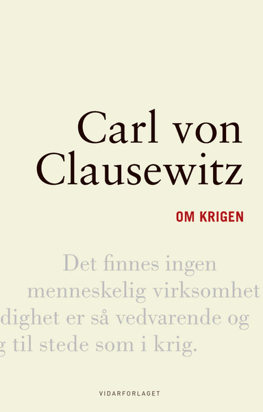 Om krigen av Carl von Clausewitz