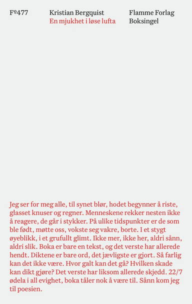 En mjukhet i løse lufta av Kristian Bergquist