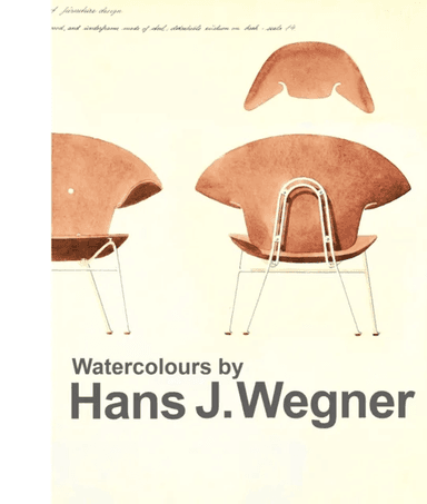 Watercolours by Hans J. Wegner av Anne Blond
