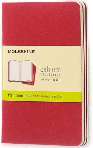 Moleskine Cahier Notebook Pocket Rød