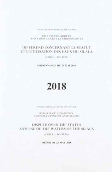 Dispute over the status and use of the waters of the Silala av International Court of Justice