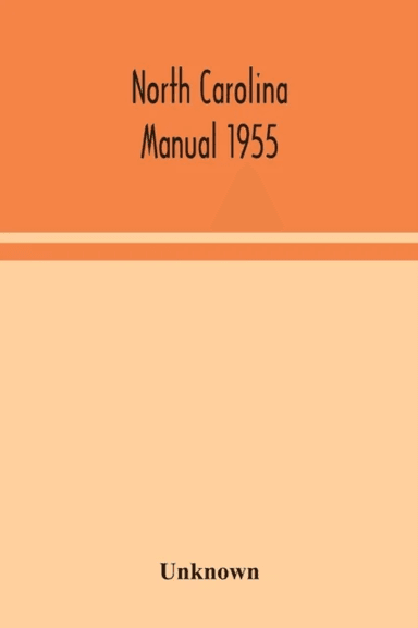 North Carolina Manual 1955