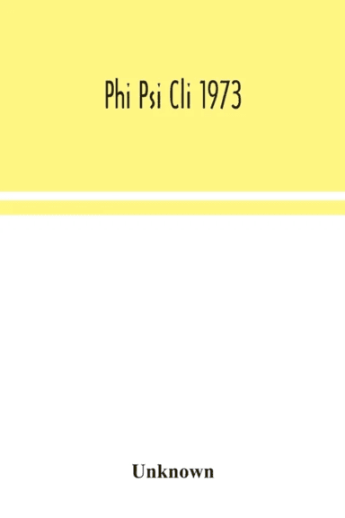 Phi Psi Cli 1973