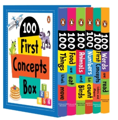 100 First Concepts Box Set (6 Books Box-Set) av Penguin Books