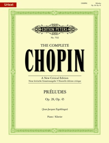 PRELUDES OPP 28 &amp; 45 av FR D RIC FR CHOPIN