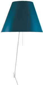 Luceplan Costanza D13 vegglampe petroleum blue