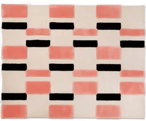 Ogeborg ODC Segment Rug Coral crush-cream-black 200x252 cm