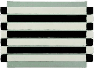 Ogeborg ODC Segment Rug Stripe Chess Mint-white-black 179x250 cm