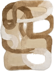 Ogeborg The Tangles ullteppe 170x216 cm