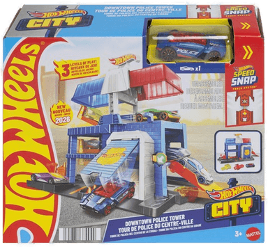 Hot Wheels Downtown Police Station