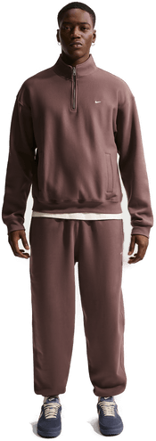 Nike Solo Swoosh fleecebukse - Lilla