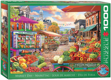 Puslespill 1000 Market Day Eurographics