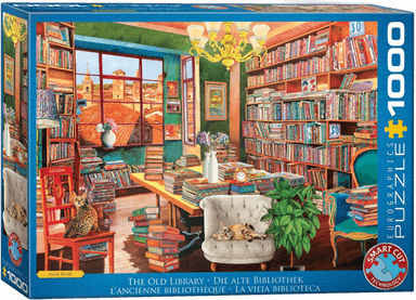 Puslespill 1000 The Old Library Eurographics