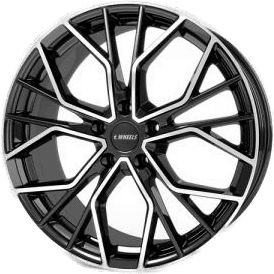 IT Wheels Tiara 4 Black Polished 6.5x16 4/100 ET39.5 B73.1