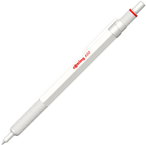 Rotring 600 Kulepenn White