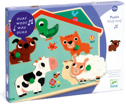 Adlibris Barnepuslespill Bondegårdsdyr 5 Biter