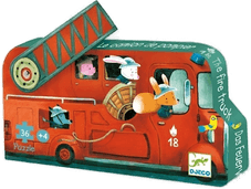 Adlibris Puslespill Brannbil 16 Biter