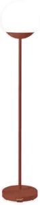 Fermob Mooon! gulvlampe red oker