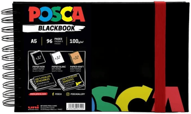 Posca BlackBook A5 Skissebok
