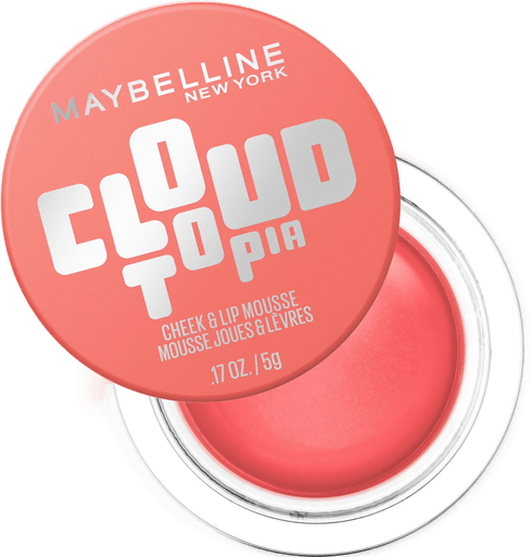 Maybelline New York Cloudtopia Cheek & Lip Mousse 5 Coral Illusio