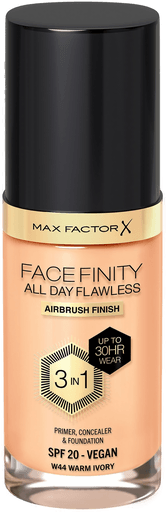 Max Factor All Day Flawless 3in1 Foundation 44 Warm Ivory