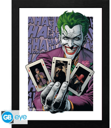 DC Comics Framed print The Joker Haha Cards