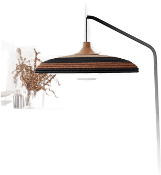 Forestier Grass gulvlampe brun