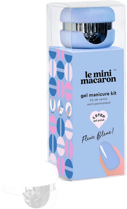 Le Mini Macaron Gel Manicure Kit Fleur Bleue