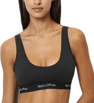 Marc O’Polo Scoop Neck Bralette BH Svart