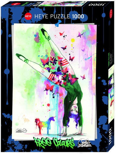 Puslespill 1000 Mini Unicorn Heye