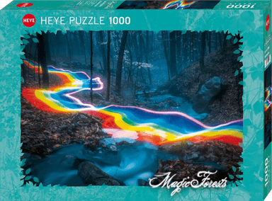 Puslespill 1000 Rainbow Road Heye