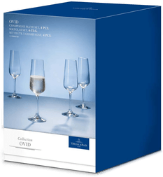 Villeroy & Boch Ovid Champagneglass 25 cl 4 pk