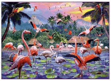 Ravensburger Pink Flamingos 1000 pcs.
